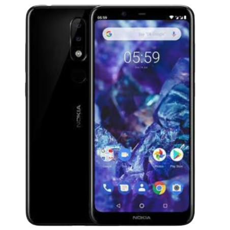 Nokia 5.1 Plus TA-1108 32 Go Noir - Comme Neuf avec Boîte et sans Accessoires — Reconditionné Garanti 12 mois · Smarty Paris